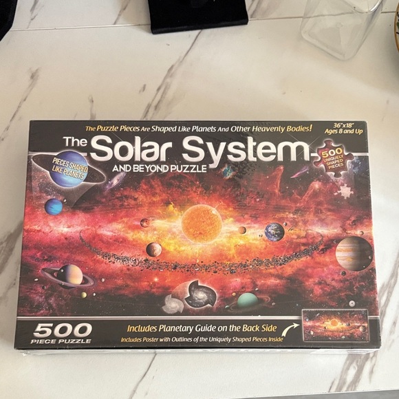 Solar System Puzzle - 500 Pieces - Multicolor New sealed box - Picture 2 of 3